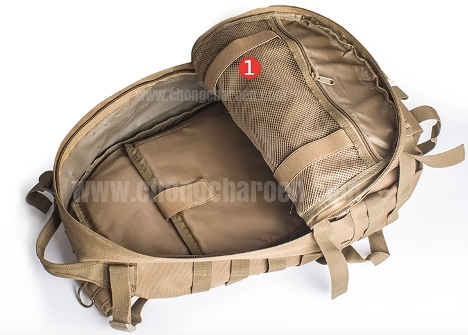 เป้ทหาร แทคติคอล เดินป่า ยุทธวิธี 3D (40L, ผ้าหนา เกรด A, มีฟองน้ำหลัง)