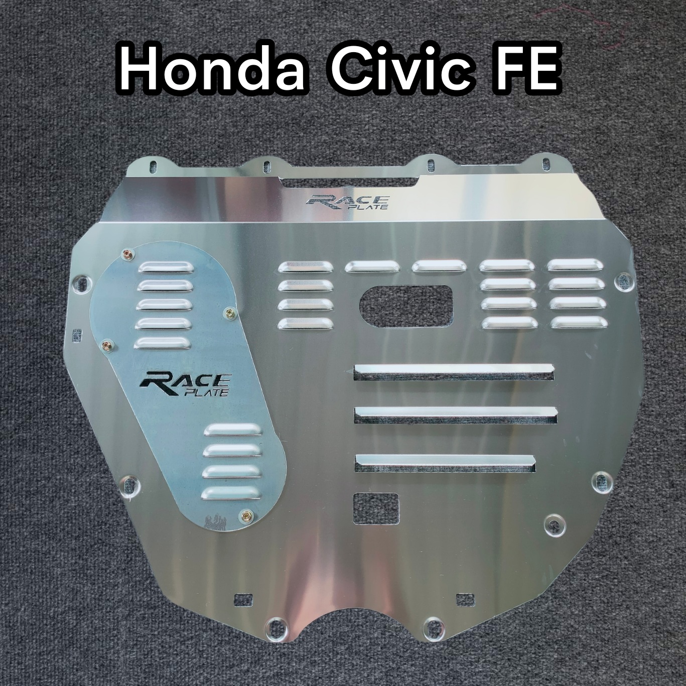 แผ่นปิดใต้ห้องเครื่องอลูมิเนียม Honda Civic Fe 2021 Raceplate_Undertray
