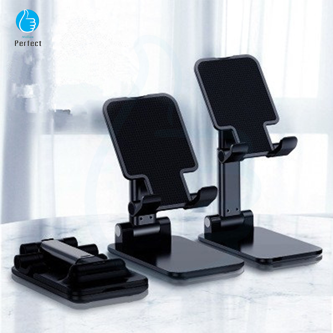 ขาตั้งมือถือบนโต๊ะ แท่นวางมือถือแบบพับได้ ที่วางมือถือ ที่วางiPad บนโต๊ะแบบปรับได้ ที่วางโทรศัพท์ Folding desktop phone stand รุ่น CCT9
