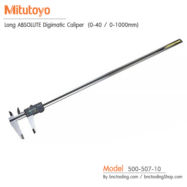 Mitutoyo,Long ABSOLUTE Digimatic Caliper (0-40 / 0-1000mm),500-507-10