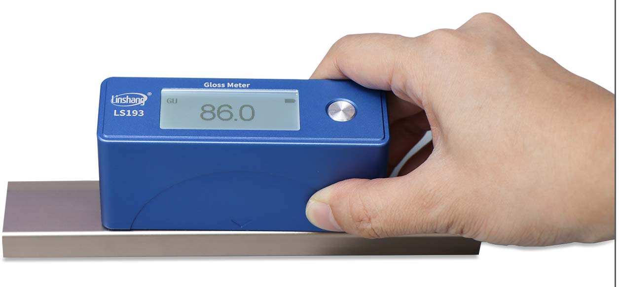 Linshang, เครื่องวัดค่าความเงา, Linshang LS193 gloss meter with micro measuring aperture,LS193 gloss meter, with micro measuring aperture Measuring aperture: 3mm*6mm Universal angle 60°, measuring range: 0-1000GU In line with requirement of Chinese Grade