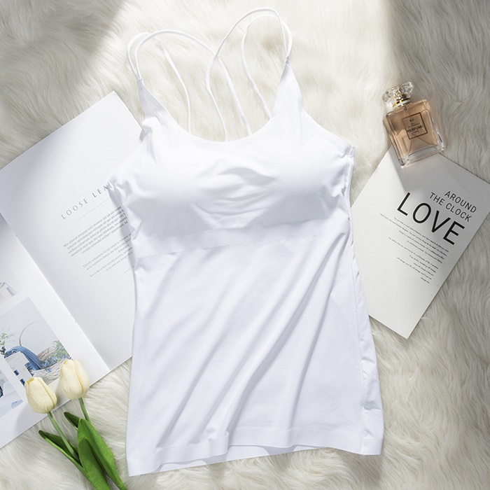 NA221 เสื้อบราสายเดี่ยวเซ็กซี่ เสื้อซัพในเสริมบราฟองน้ำเนื้อผ้ายืดแบบระบายอากาศ ผ้านิ่มสวมใส่สบายจะใส่นอนใส่อยู่บ้านก็เหมาะ สินค้าตามรูปเลยค่ะ