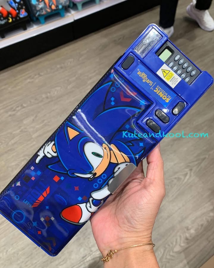 กล่องดินสอ กดปุ่ม Smiggle pop out Pencil Case- Kitty/ Harry pink/ Sonic
