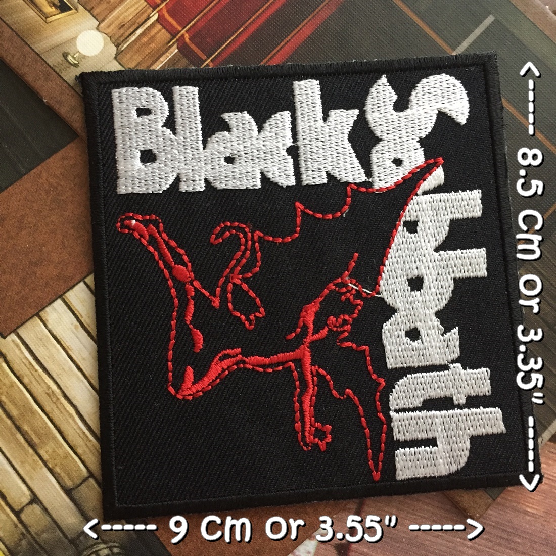 Black Sabbath วงดนตรี ร็อค เฮฟวี่เมทัล พังค์ ตัวรีดแบบปัก อาร์มปัก ตัวรีดติดเสื้อ ตัวรีด ติดกระเป๋า ติดหมวก ติดแจ๊คเก็ต Rock Iron on Embroidered Patch
