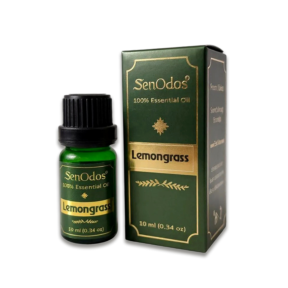 SenOdos Lemongrass Pure Essential Oils น้ำมันหอมระเหยแท้ กลิ่นตะไคร้ 10 ml