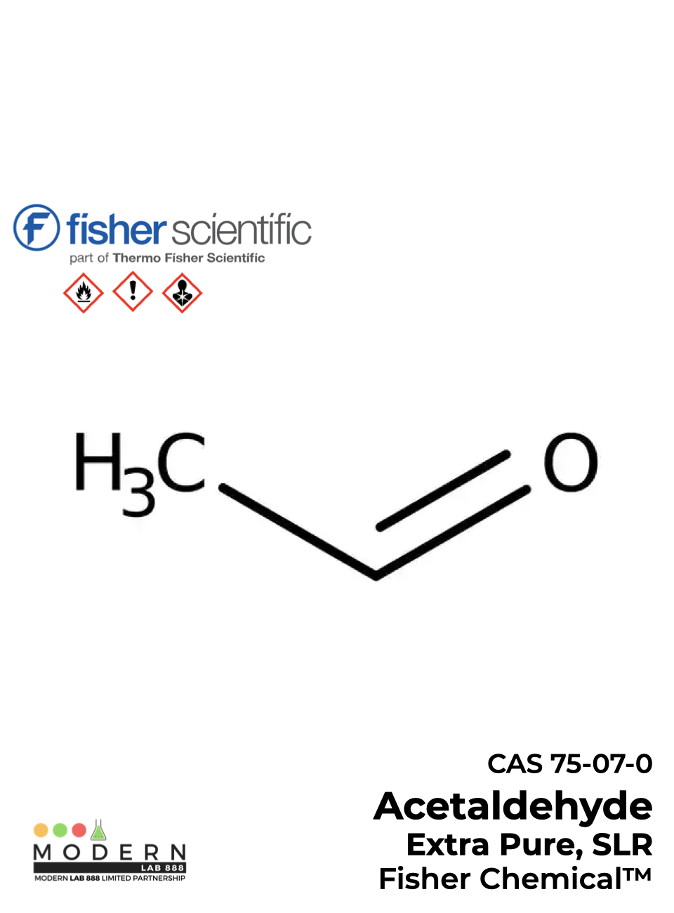 Acetaldehyde, Extra Pure, SLR, Fisher Chemical™