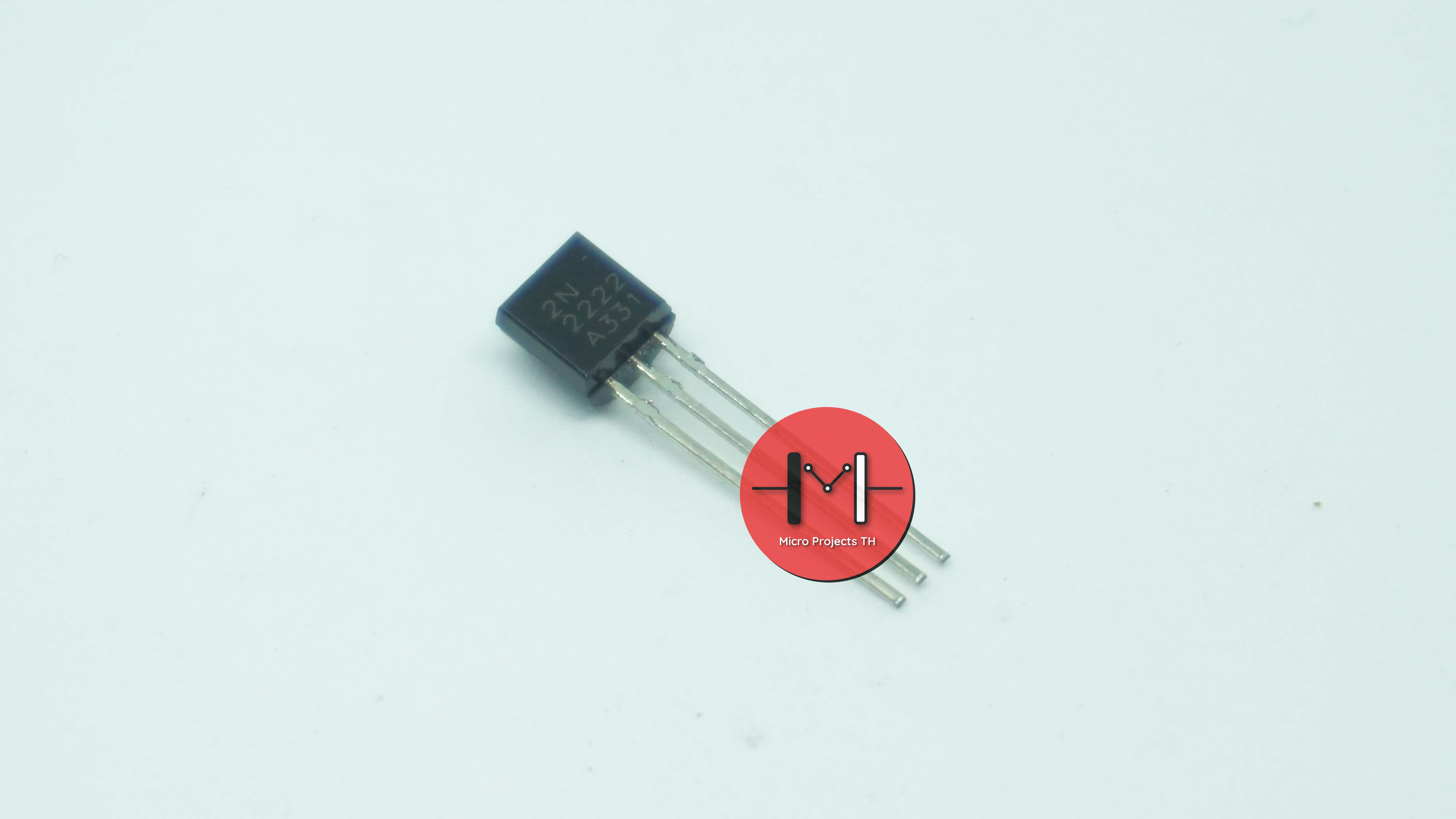 ทรานซิสเตอร์ 2N2222 NPN 40V 0.8A Transistor TO-92 จำนวน 5 ชิ้น