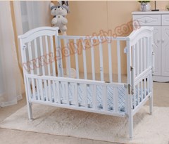 B10139(WD2) เตียงนอนไม้สีขาวครบเซ็ท