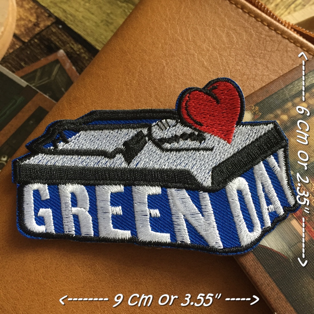Green Day วงดนตรี ร็อค เฮฟวี่เมทัล พังค์ ตัวรีดแบบปัก อาร์มปัก ตัวรีดติดเสื้อ ตัวรีด ติดกระเป๋า ติดหมวก ติดแจ๊คเก็ต Rock Iron on Embroidered Patch