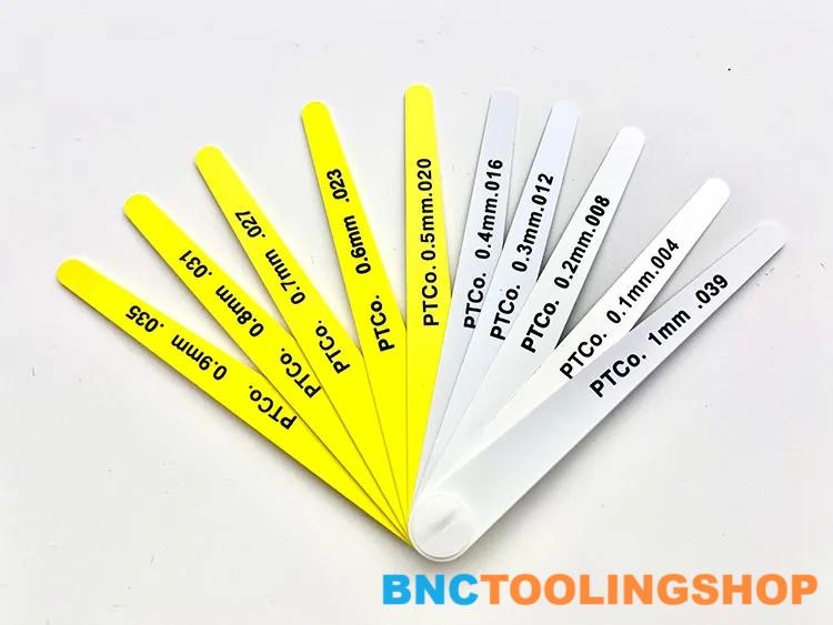 Productiontool USA , Plastic thickness gauge, Automotive special plastic feeler.,SKU-PTC-FP14802,