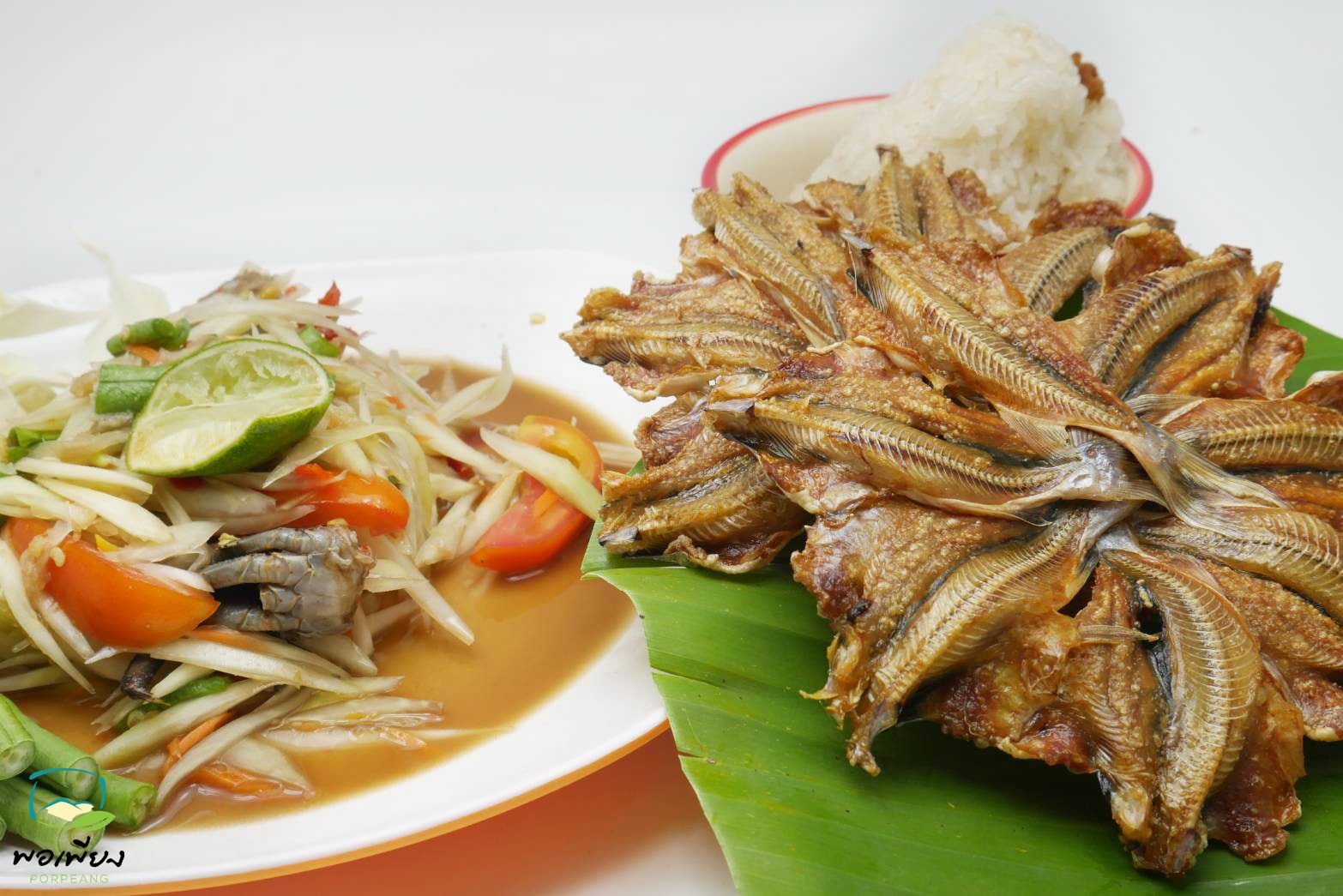 ปลาหัวโม่ง แห้ง ทอด