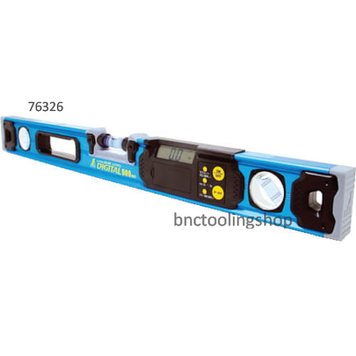 ระดับน้ำอลูมิเนียมดิจิตอลแบบธรรมดาความยาว 600mm-Aluminum Digital Blue Level 600mm,SHINWA,76326
