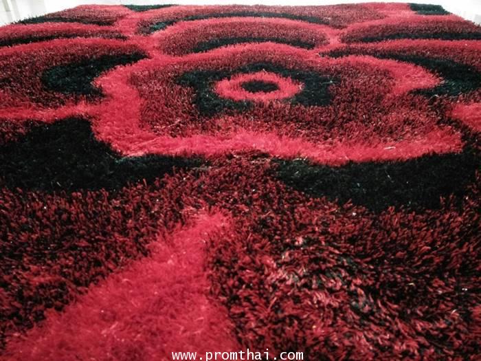พรมแต่งห้อง ขนฟูสวยสะดุดตา ลายHGS046 ขนาด 1.60×2.30m.