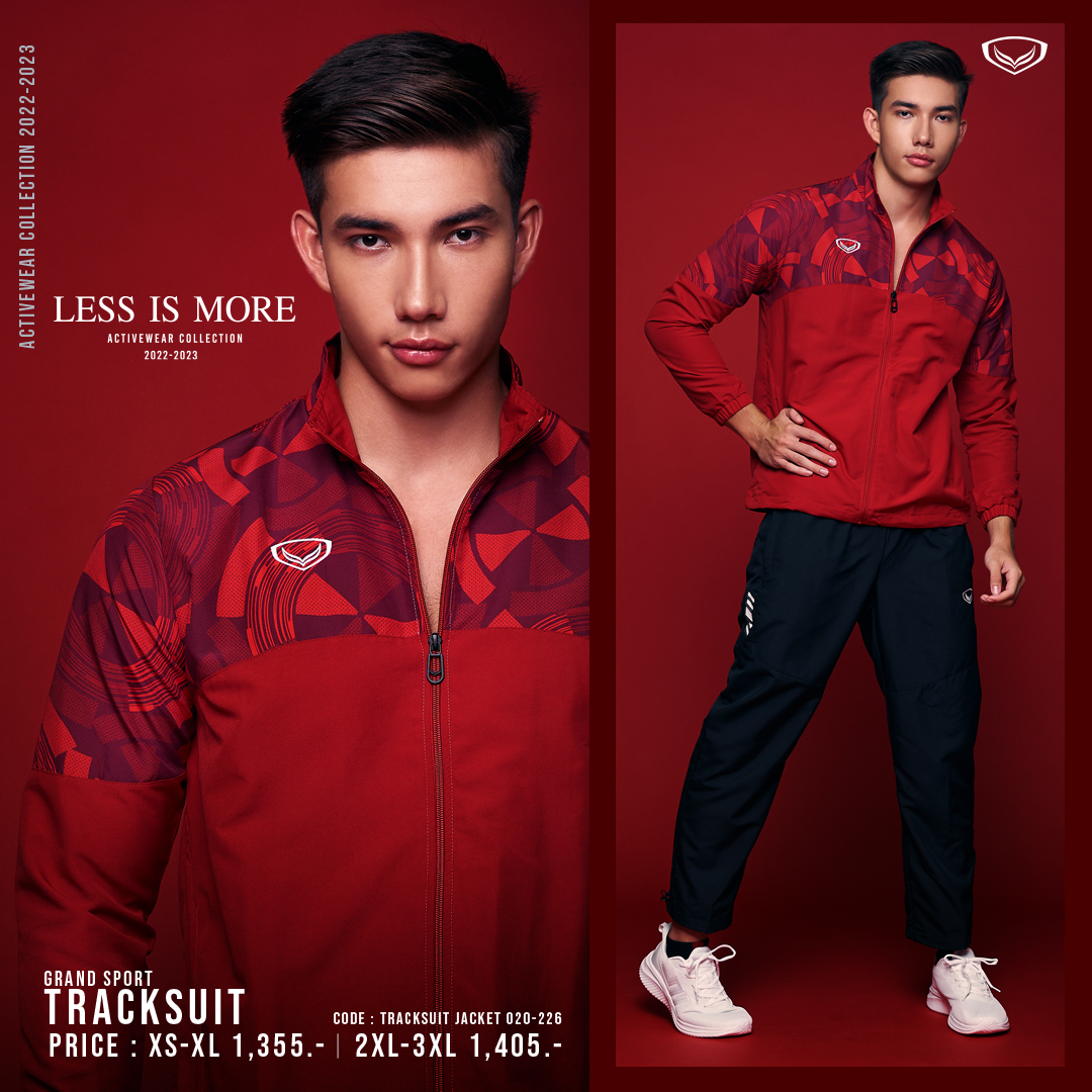 Grand sport เสื้อแทร็กสูท แกรนด์สปอร์ต Tracksuit รุ่น 20-226