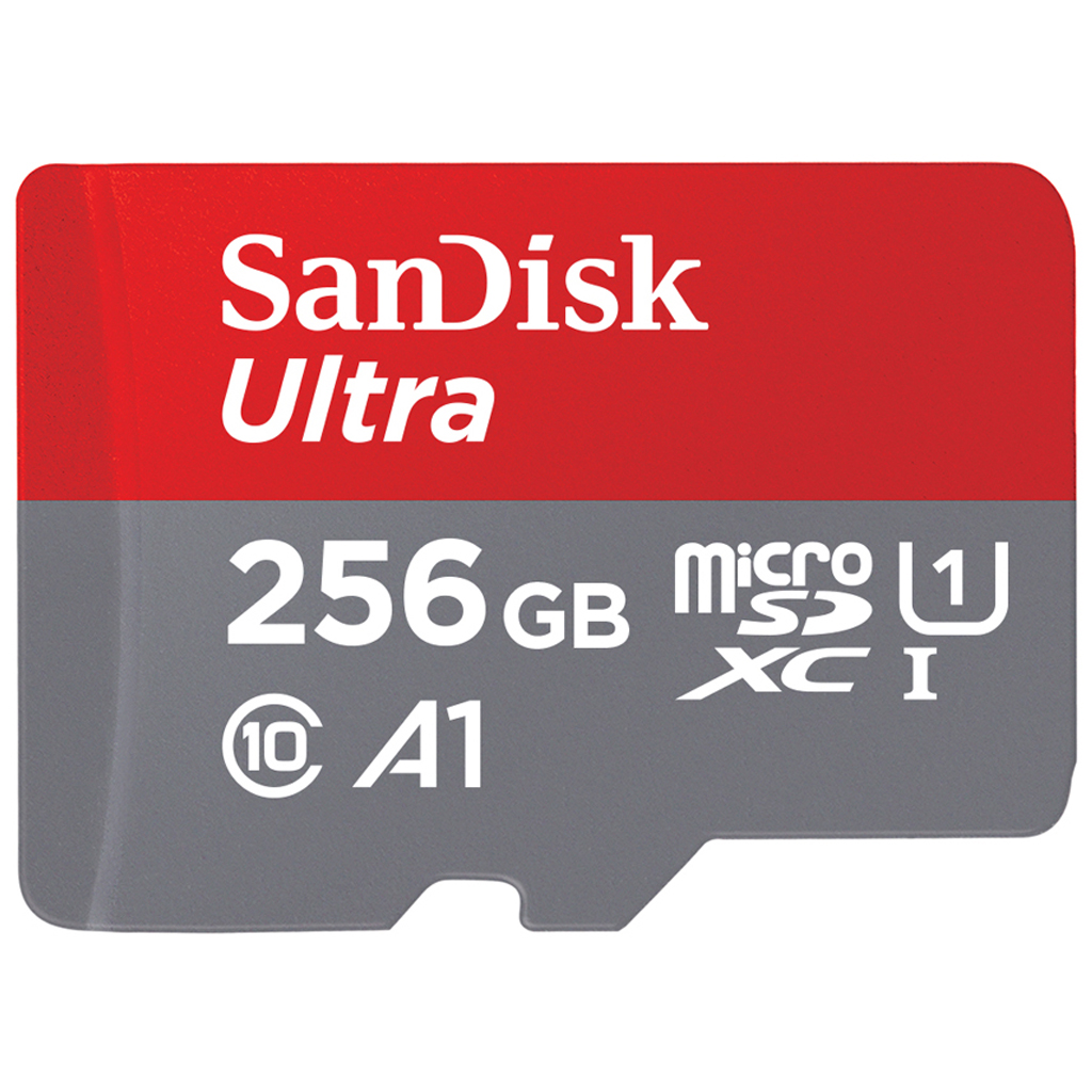 SanDisk MicroSD Card 256Gb Class10 Speed 150mb/s TFCARD ใส่โทรศัพท์ รองรับการลงแอพในเมม เล่นแอพได้เร็ว ประกัน Synnex10ปี SDSQUAC-256G-GN6MN