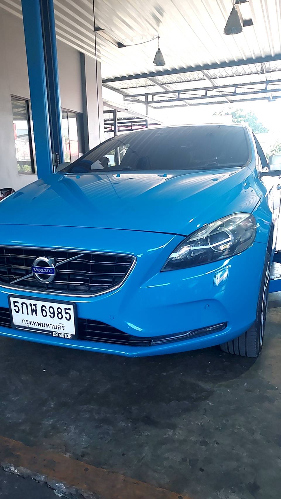 แผ่นปิดใต้ห้องเครื่องอลูมิเนียม Volvo V40 Raceplate_Undertray