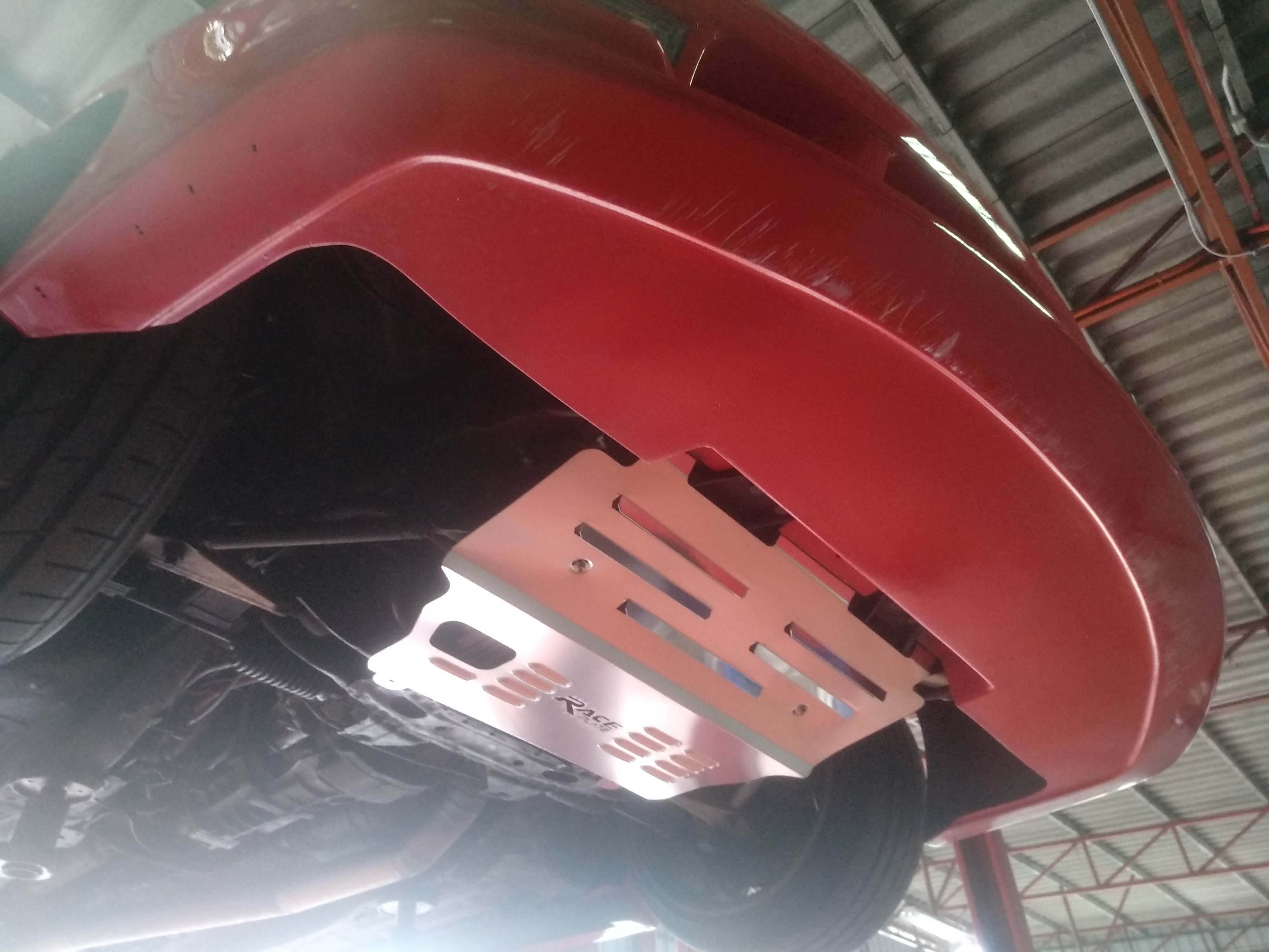 แผ่นปิดใต้ห้องเครื่องอลูมิเนียม Nissan Silvia S15, S15 Raceplate_Undertray