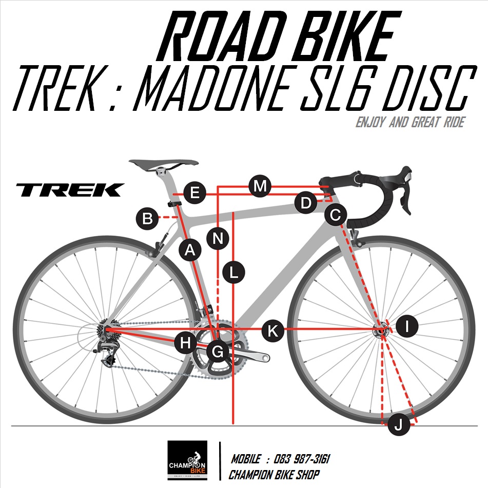 จักรยานเสือหมอบ TREK MADONE SL 6 DISC AERO ROAD BIKE - 2021 สีดำด้าน-เหลืองนีออน