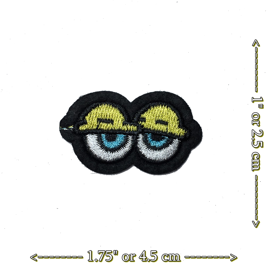 Clearance ลูกตา ตัวรีดติดเสื้อ อาร์มรีด อาร์มปัก ตกแต่งเสื้อผ้า หมวก กระเป๋า แจ๊คเก็ตยีนส์ Embroidered Iron on Patch