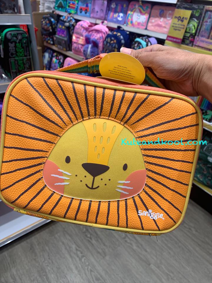 กระเป๋าเก็บอุณหภูมิ Smiggle Square Lunchbox- Round About - สิงโต
