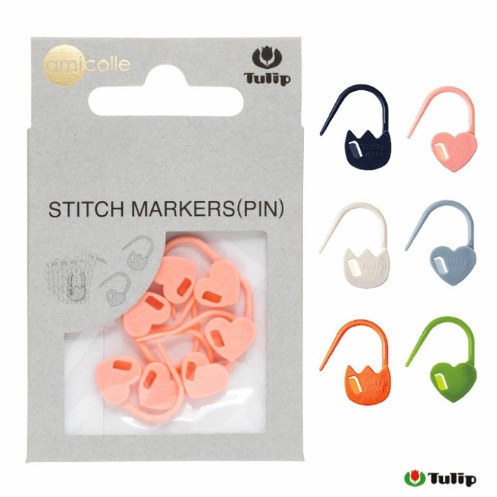 Tulip Stitch Markers (Pin) เข็มกลัดนับห่วง Made in japan