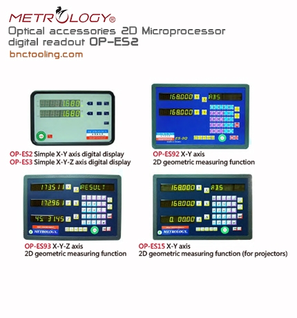 METROLOGY,Optical accessories 2D Microprocessor digital readout,OP-ES2