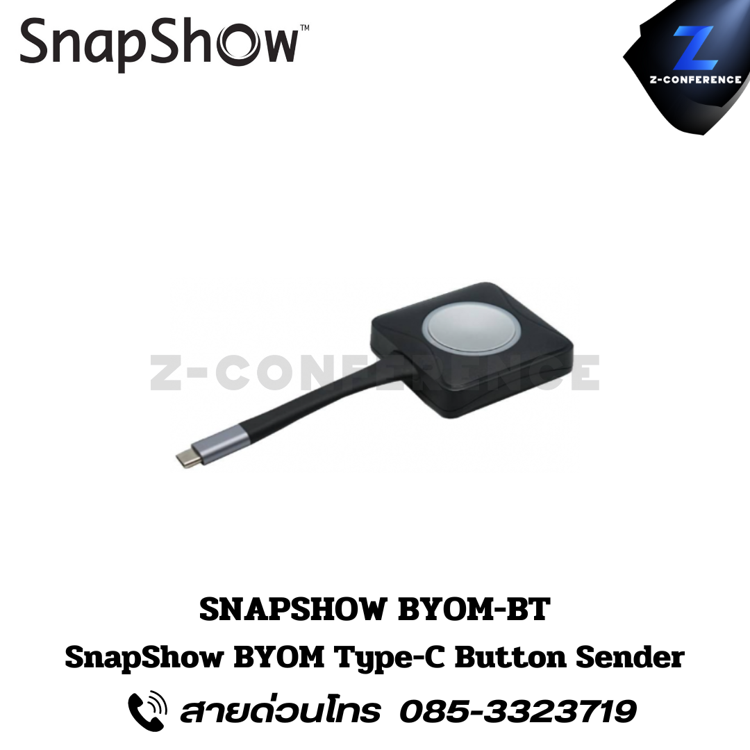 SNAPSHOW BYOM-BT Type-C Button Sender Wireless Video Transmission System, wireless recording, Video Transmission,