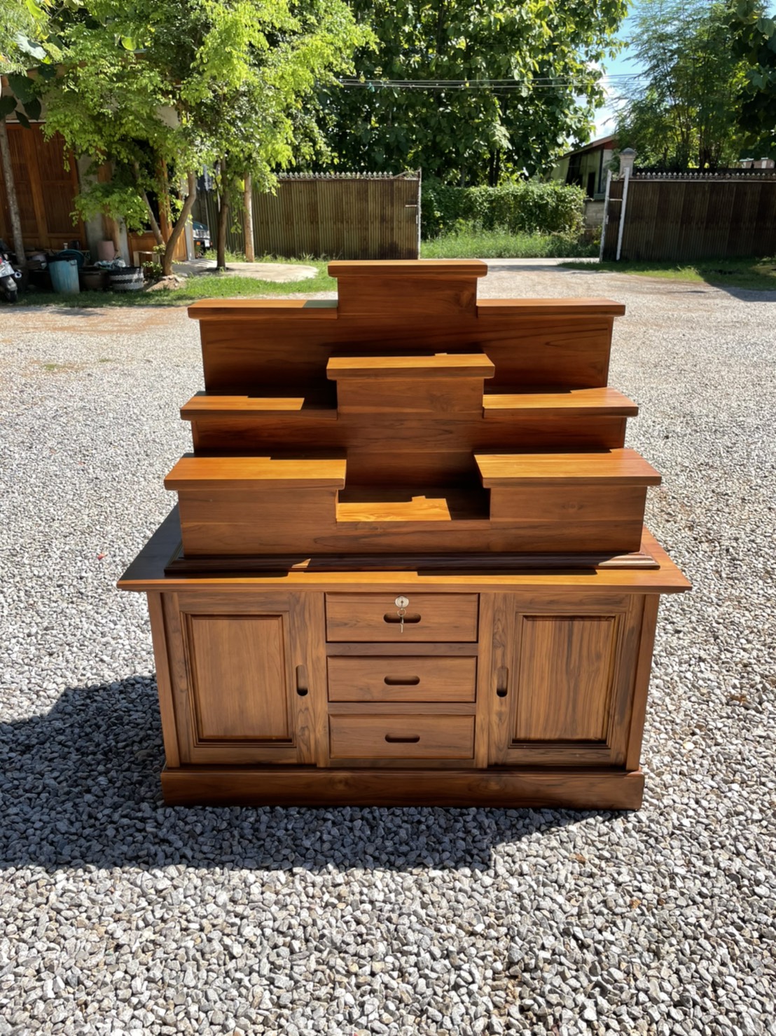 ตู้หมู่บูชา 9 x 7 ยาว 1.2 ม.