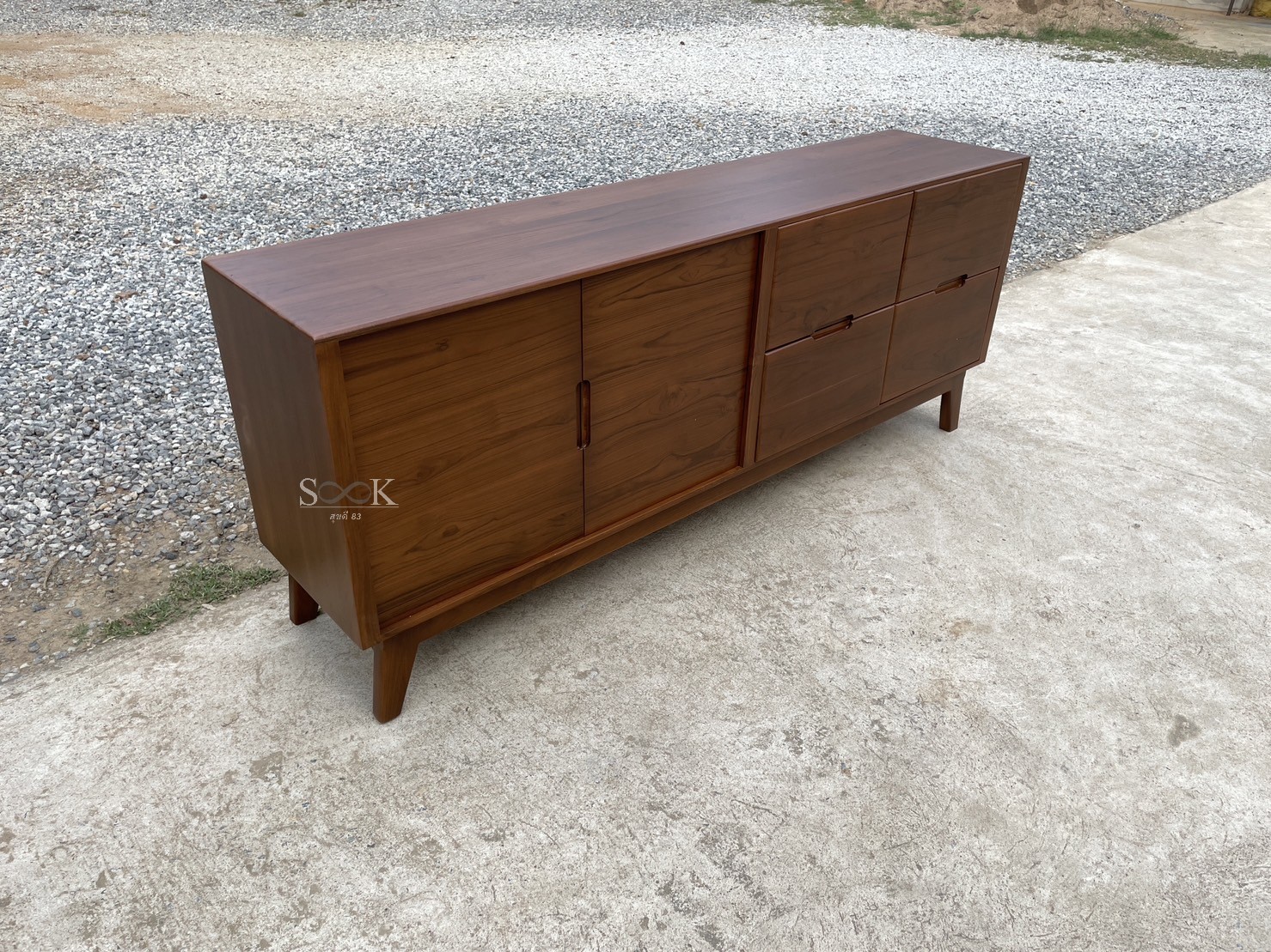 ตู้ไซด์บอร์ดเก็บของวางทีวี