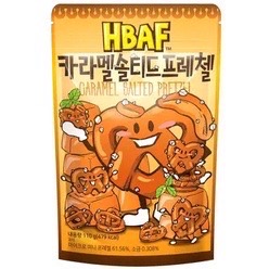 Tom's Farm Honey Butter Almond #Caramel Salted Pretzel อัลมอนด์เกาหลี ทอมส์ ฮันนี่ บัตเตอร์ ขนมถั่วอัลมอนด์ อัลมอนด์อบสไตล์เกาหลี Toms HBAF เพรสเซลเคลือบคาราเมล 110g.