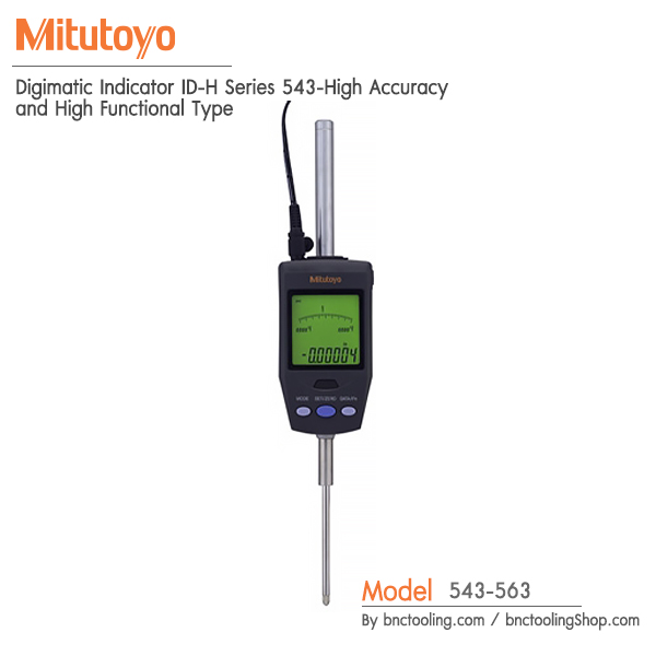 Mitutoyo,Digimatic Indicator ID-H Series 543-High Accuracy and High Functional Type,543-563
