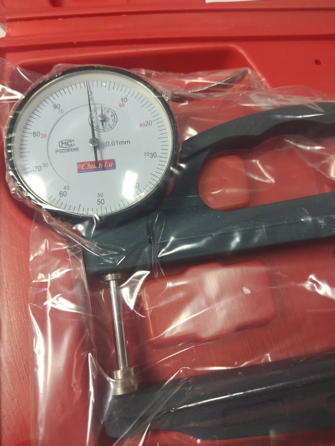เกจวัดความหนาถุง,Dial Thickness,แบบปากลึก ,(เครื่องวัดความหนา),326-121 0-10mmx120mm ,Dial Thickness Gauge 10mm ,thickness meter with 120mm throat range thickness tester,