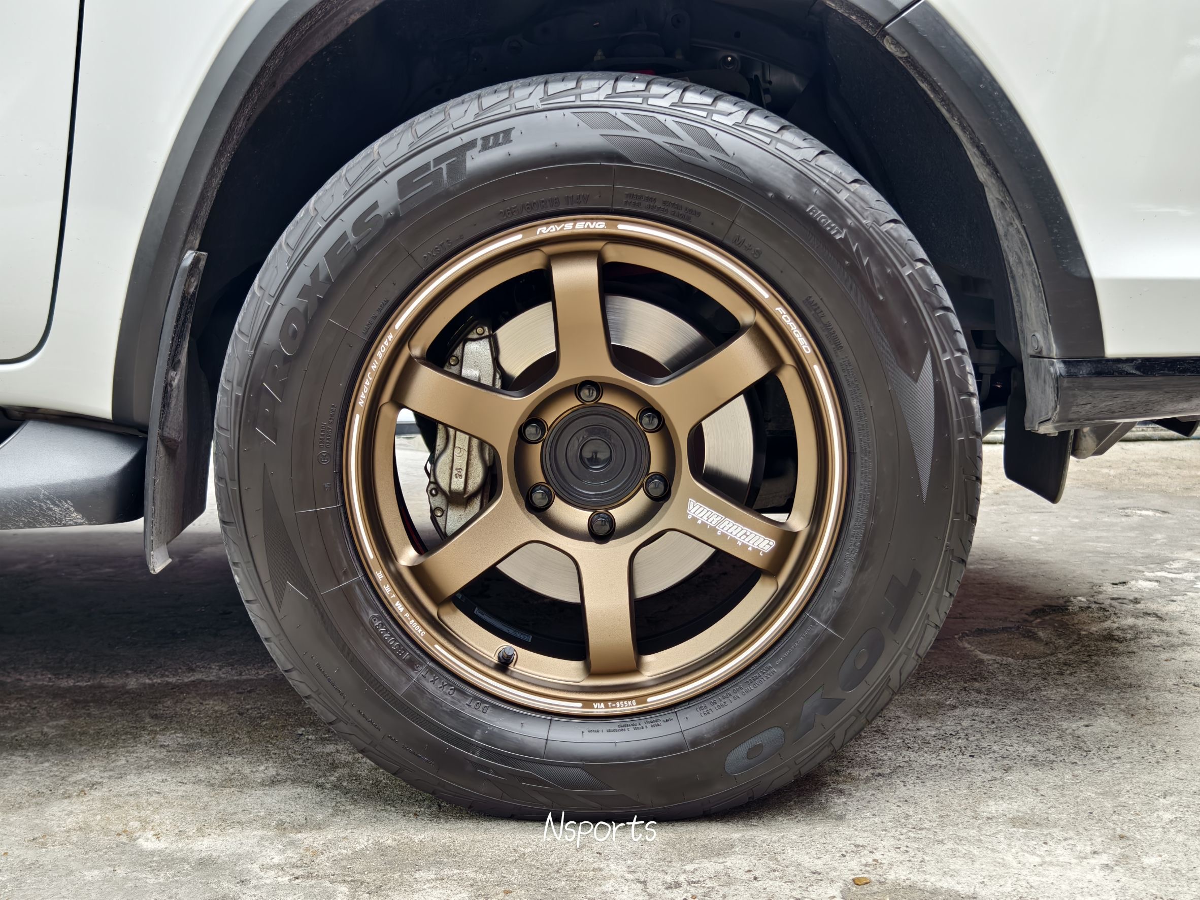 ล้อแม็กซ์ Rays TE37Progressive II 18x9+0 6-139.7 สี Bronze