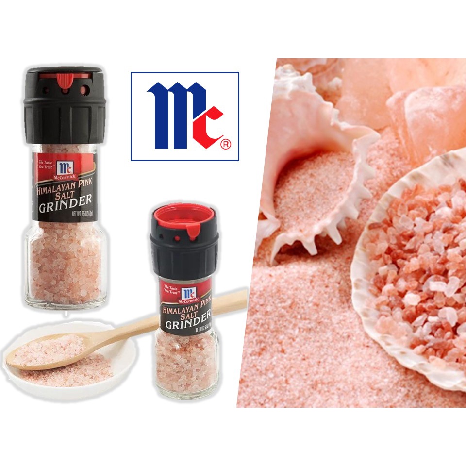 McCormick แม็คคอร์มิคเกลือหิมาลายันบริโภคไม่เสริมไอโอดีนแบบขวดฝาบด 70กรัม