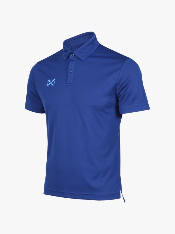 WARRIX เสื้อโปโลรุ่น WA-PLA330NP วาริกซ์ ไม่มีกระเป๋าสีล้วน