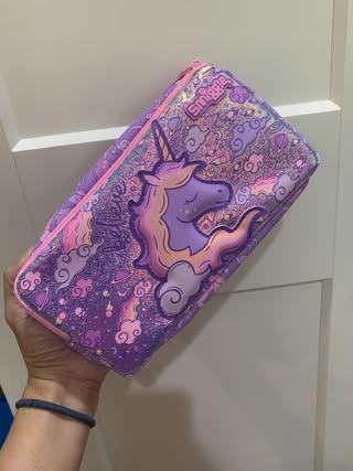 กระเป๋าดินสอ 2 ช่อง Smiggle 2 pocket pencilcase character unicorn ม่วง