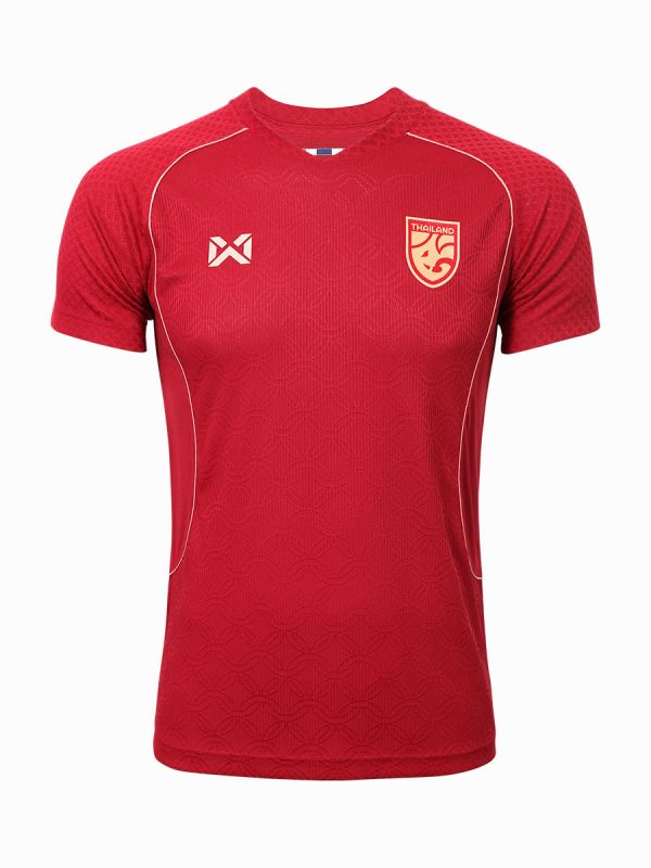 WARRIX ใหม่ล่าสุด!! เสื้อฟุตบอลทีมชาติไทย 2025-26 เกรดเสมือนเสื้อแข่ง (Replica Version) Thailand National Jersey WA-253FBATH52