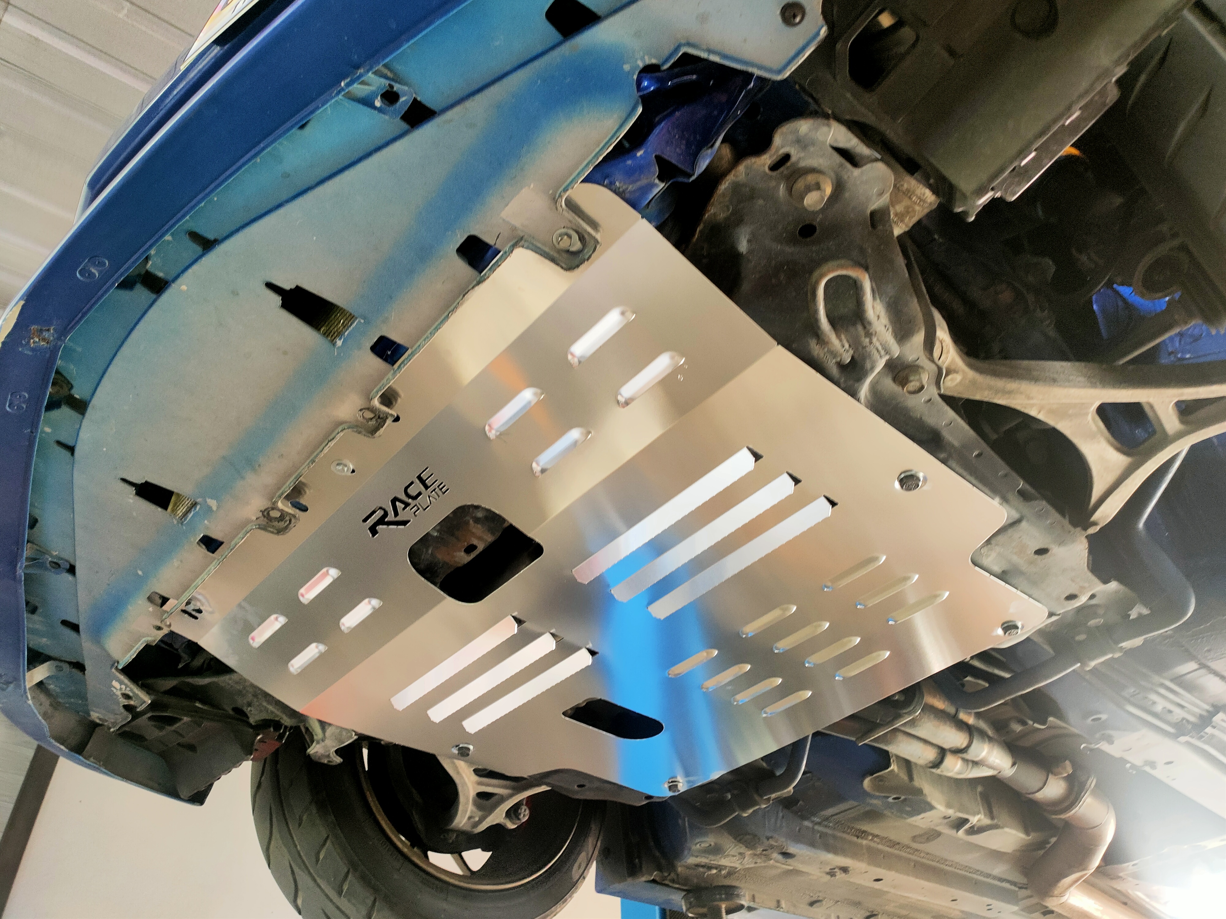 แผ่นปิดใต้ห้องเครื่องอลูมิเนียม Honda DC5 Raceplate_Undertray