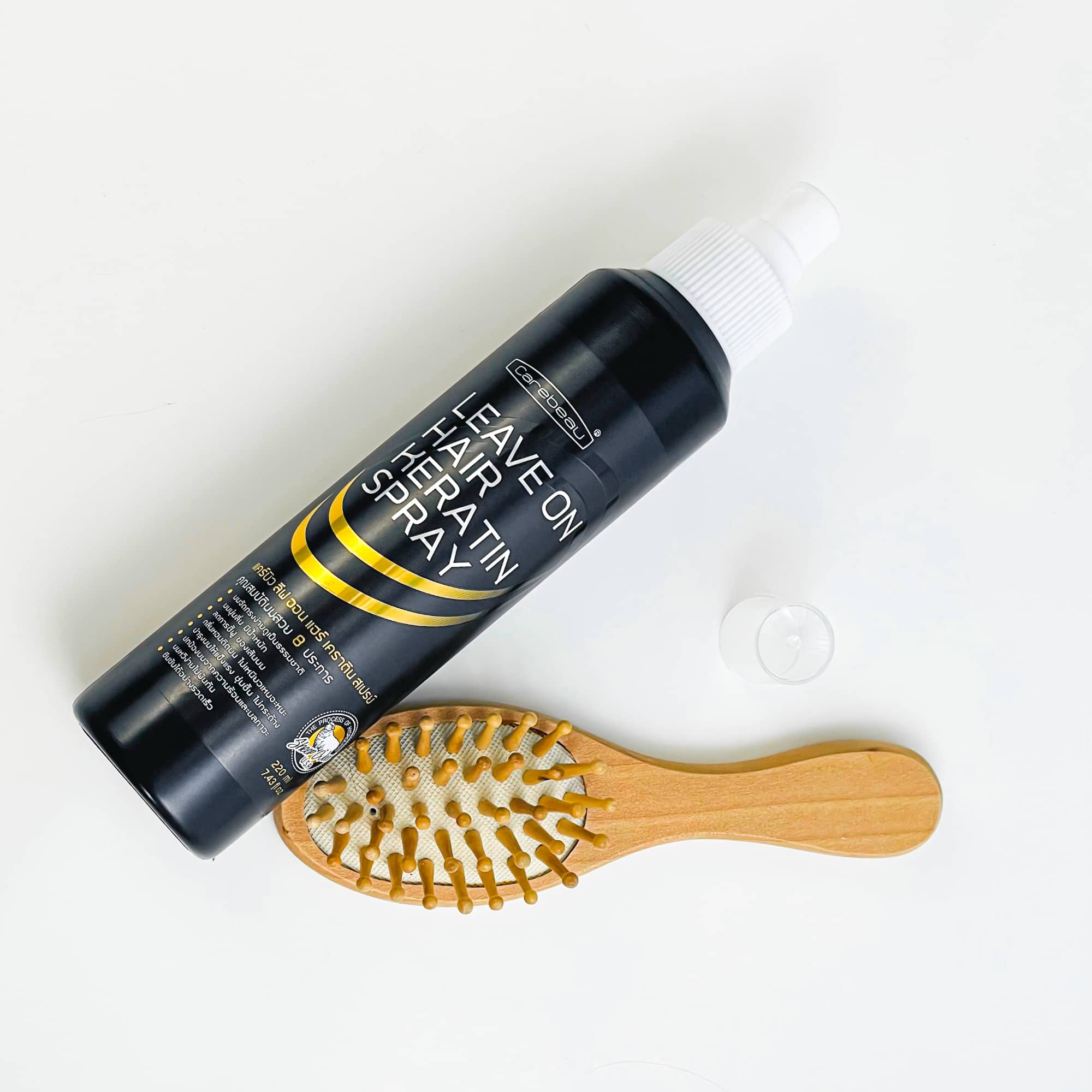 Carebeau Leave on Hair Keratin Spray 220 ML. แคร์บิว แฮร์ ลีฟออน เคราติน 220 มล.