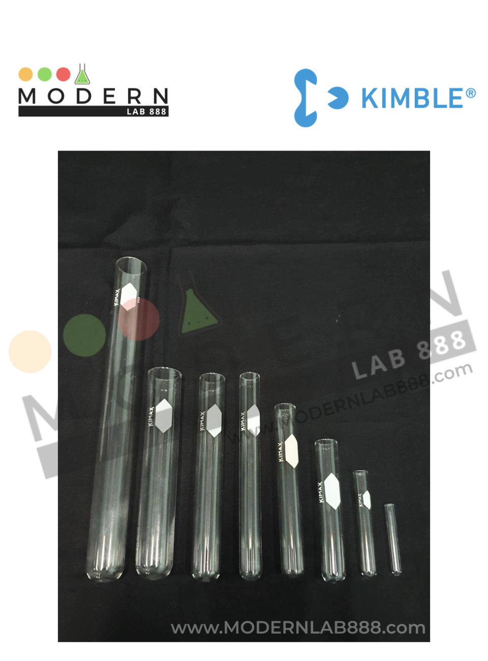 25x150mm, 55mL หลอดทดลองแบบใช้ซ้ำ / REUSABLE CULTURE TUBES