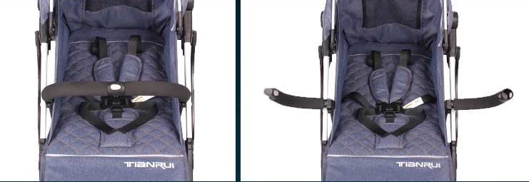 รถเข็นเด็กแฝดพับเล็ก แบบแยกคันเข็นได้ TR189