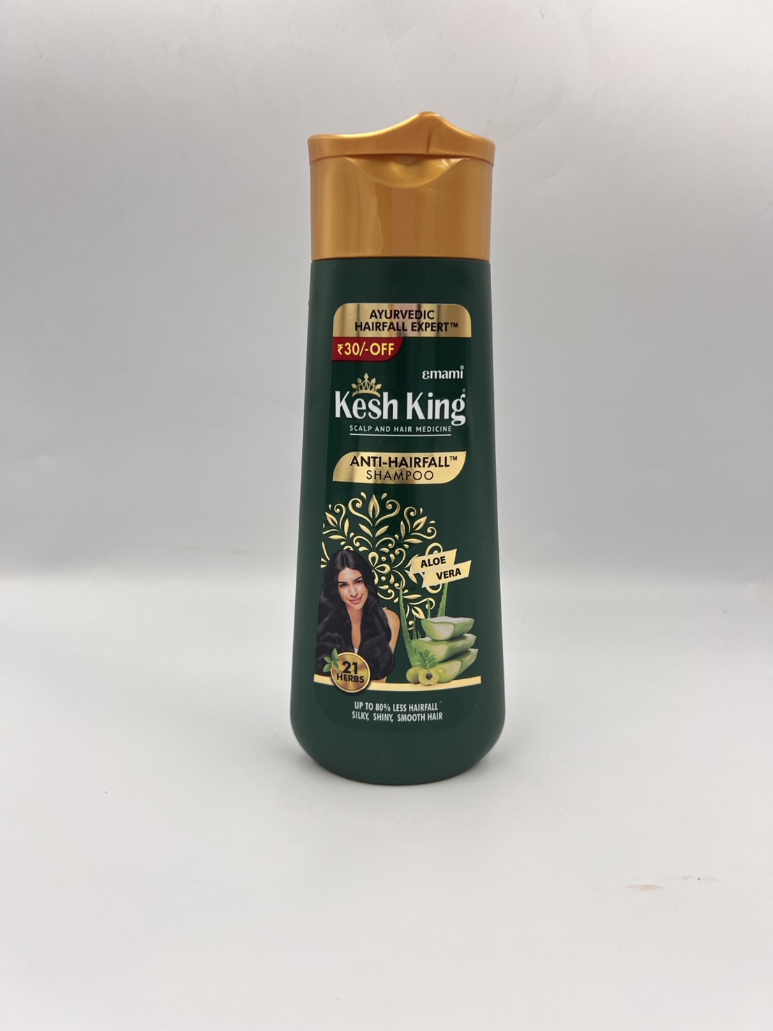 *สินค้าใหม่ Kesh King Anti Hair Fall Shampoo 200ml ลดผมร่วง แก้ผมหงอก ผมเงางามมีน้ำหนัก