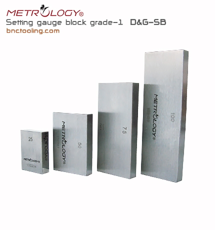 METROLOGY,Setting gauge block grade-1,D&G-SB