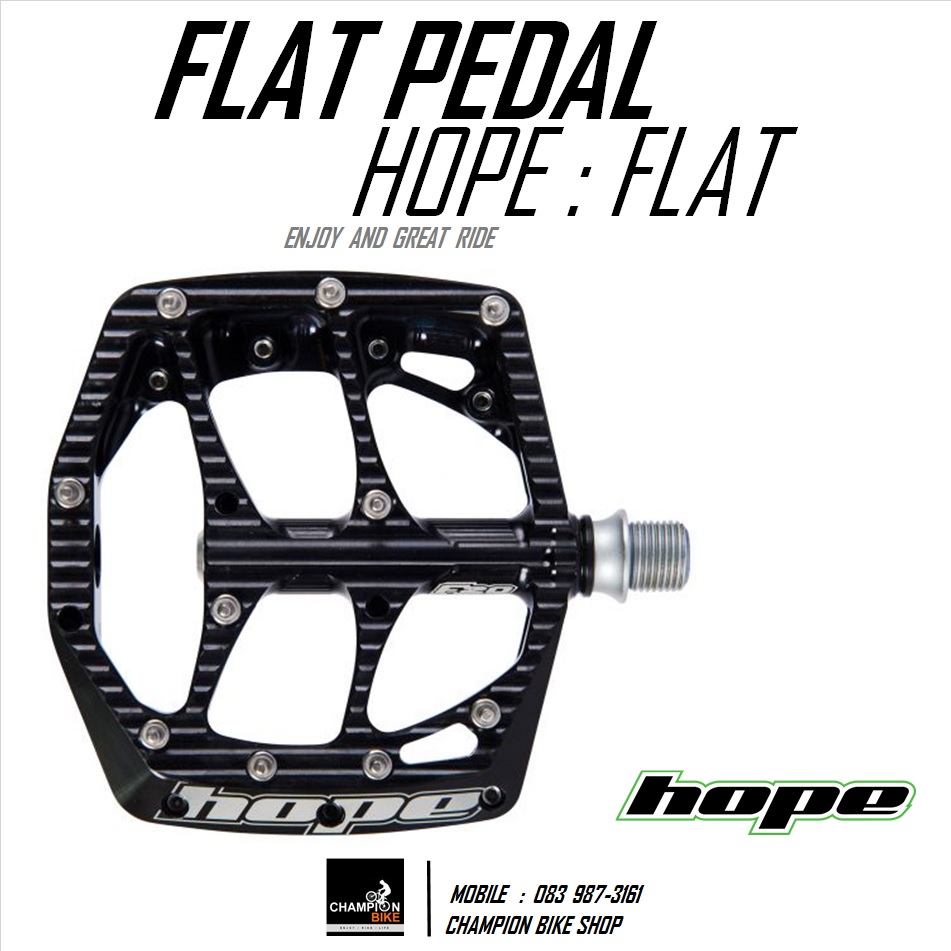 บันได HOPE : MTB FLAT PEDALS สีดำ