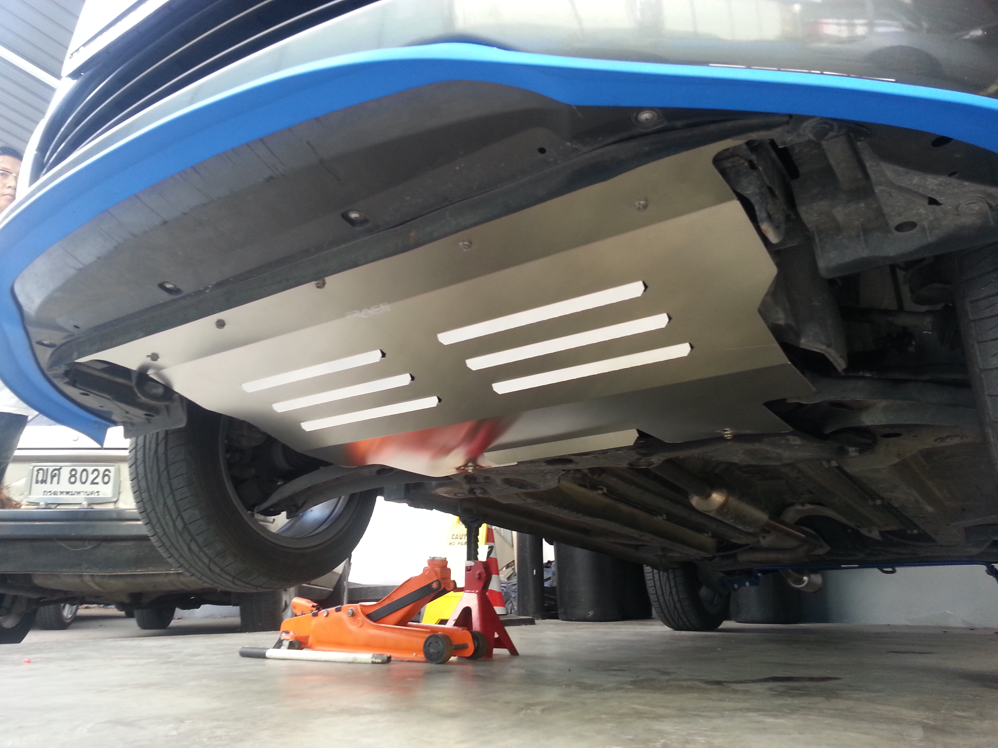 แผ่นปิดใต้ห้องเครื่องอลูมิเนียม Suzuki Swift ZC Raceplate_Undertray