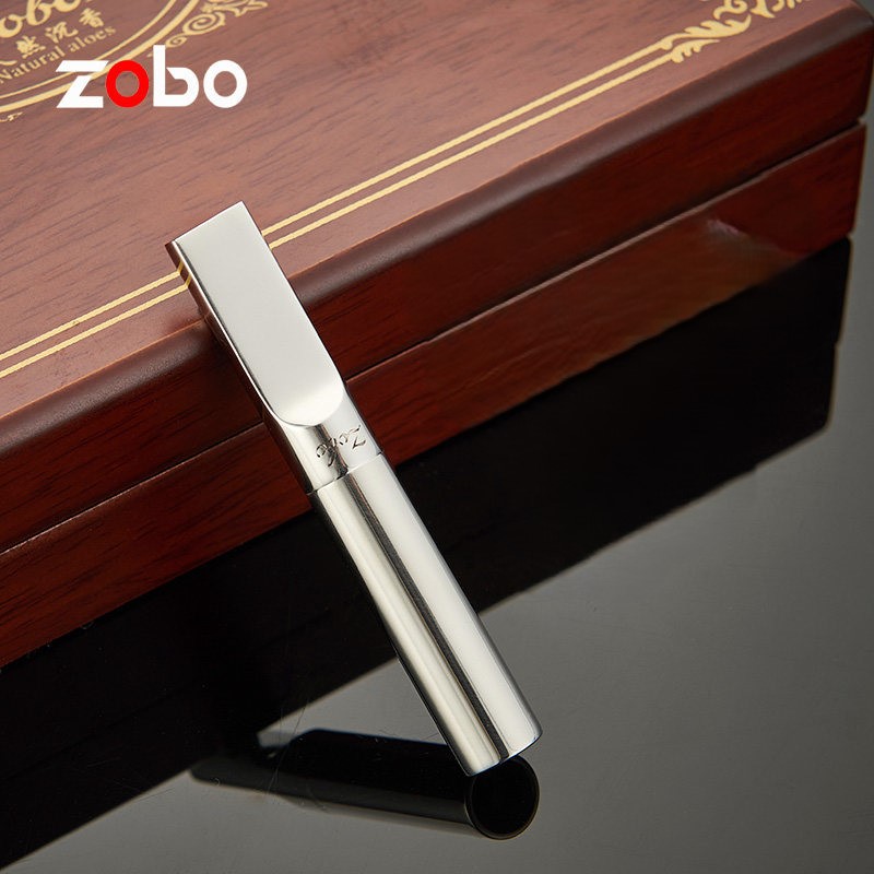 Zobo (stainless) ที่กรองบุหรี่พรีเมี่ยม สแตนเลส ถอดล้างได้ (ใช้ได้ทุกขนาดมวน)