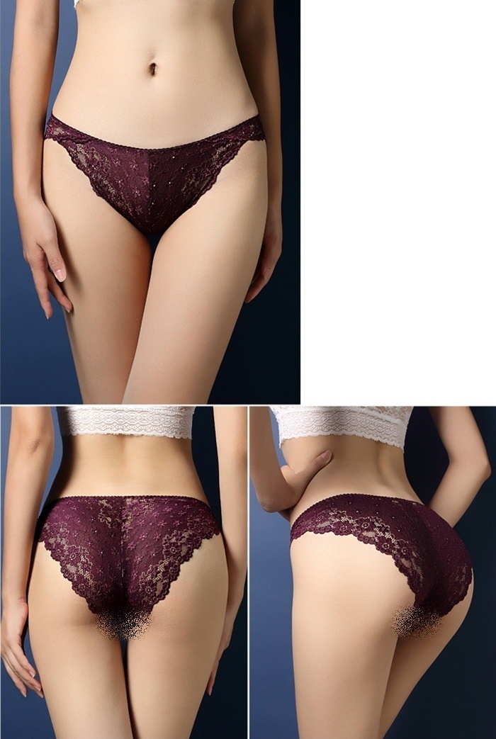 NA074-A กางเกงในเซ็กซี่ กางเกงในผ้าลูกไม้ลายสวยๆตรงขอบด้านบนเป็นยางยืด และด้วยเฉดสีแนวคลาสสิคทำให้เพิ่มความรู้สึกที่ดูแล้วเรียบหรูดีมากค่ะ ***เป็นอีกรหัสที่คนรักลูกไม้ไม่ควรพลาดด้วยประการทั้งปวง