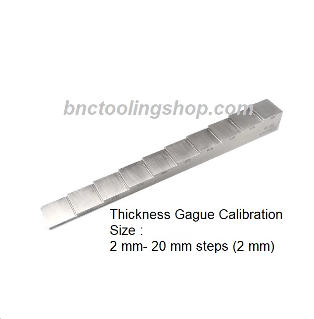 Ultrasonic Thickness Gague Calibration Blocks 2-20 mmStep*2 mm