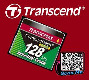 TransCend, Compact Flash Card, CF Card,128Mb,CF200i,Industrial Grade,Industrial Temp,TS128MCF200I