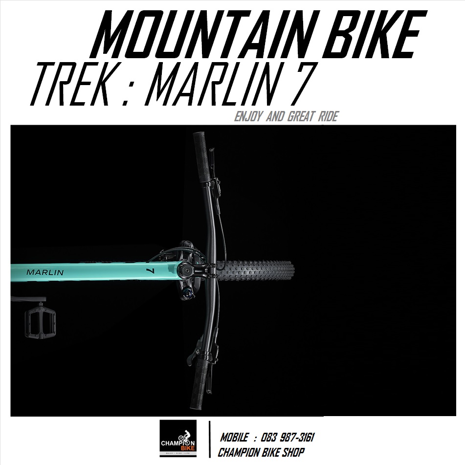 จักรยานเสือภูเขา TREK MARLIN 7 DISC MOUNTAIN BIKE - 2022 สีเขียวมินต์-ดำ